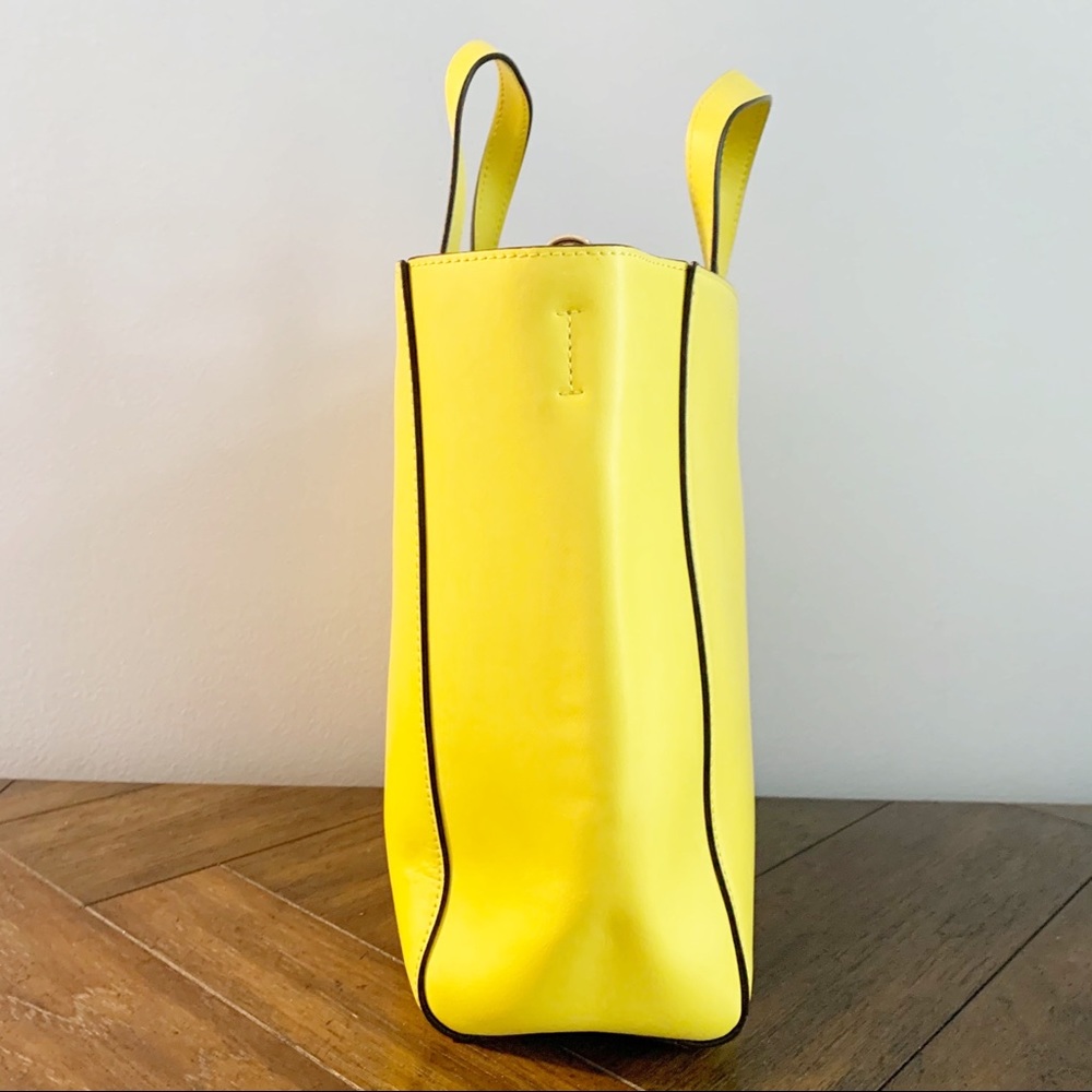 Vibrant Yellow Tote With 'Yeah' Patch - image 6